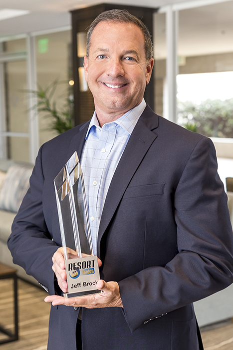 Jeff Brock Wins CustomerCount® Customer Engagement Professional Resort Trades Award®.
