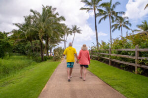 Jim and Shelly Harris at Hanalei Bay Resort